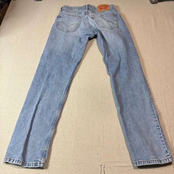 Levi's 511 Straight Blue Stretch Denim Casual Jeans Mens Size 31 X 32 - Picture 3 of 7